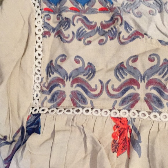 NWOT LoveRiche Tunic Mini Dress Boho Farm Anthropologie Vibes - Picture 3 of 6